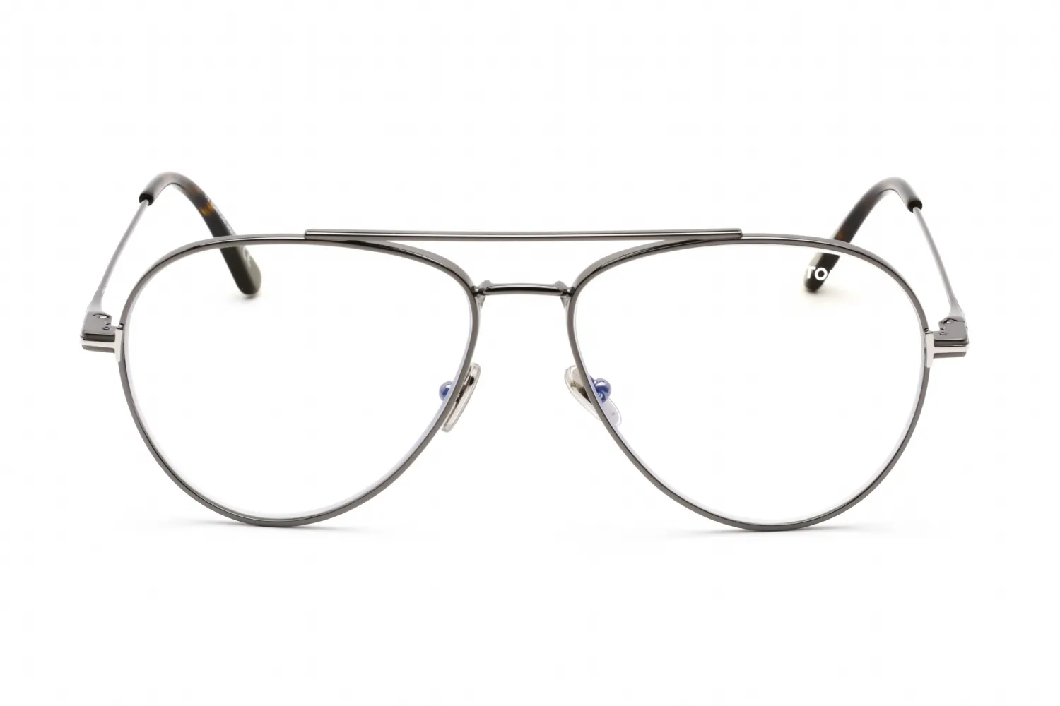 Tom Ford FT5800-B 008 Eyeglasses Shiny Gunmetal 56mm Unisex 2