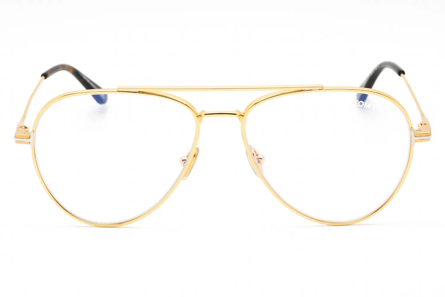 Tom Ford FT5800-B 030 Eyeglasses Shiny Deep Gold 56mm Unisex 2