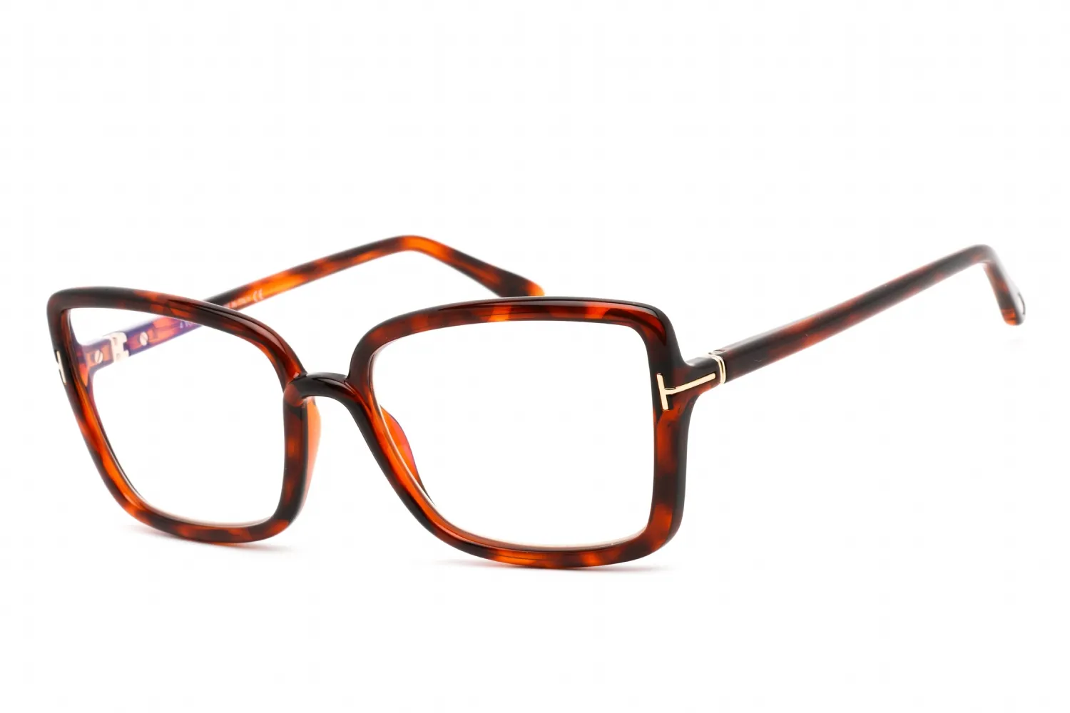 Tom Ford FT5813-B 054 Eyeglasses Red Havana 56mm Women