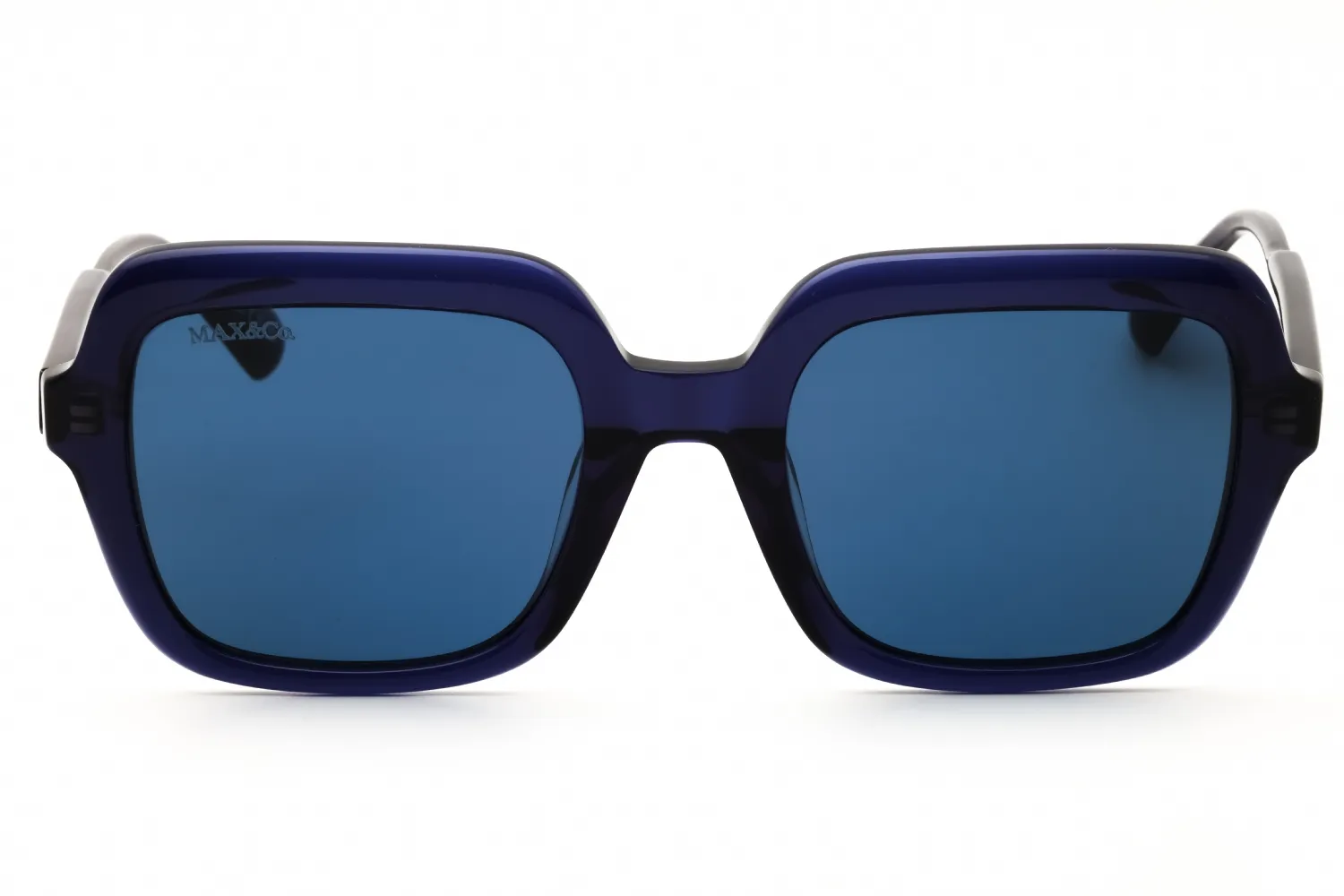 Max & Co MO0055 90V Sunglasses Shiny Blue 51mm Women 2