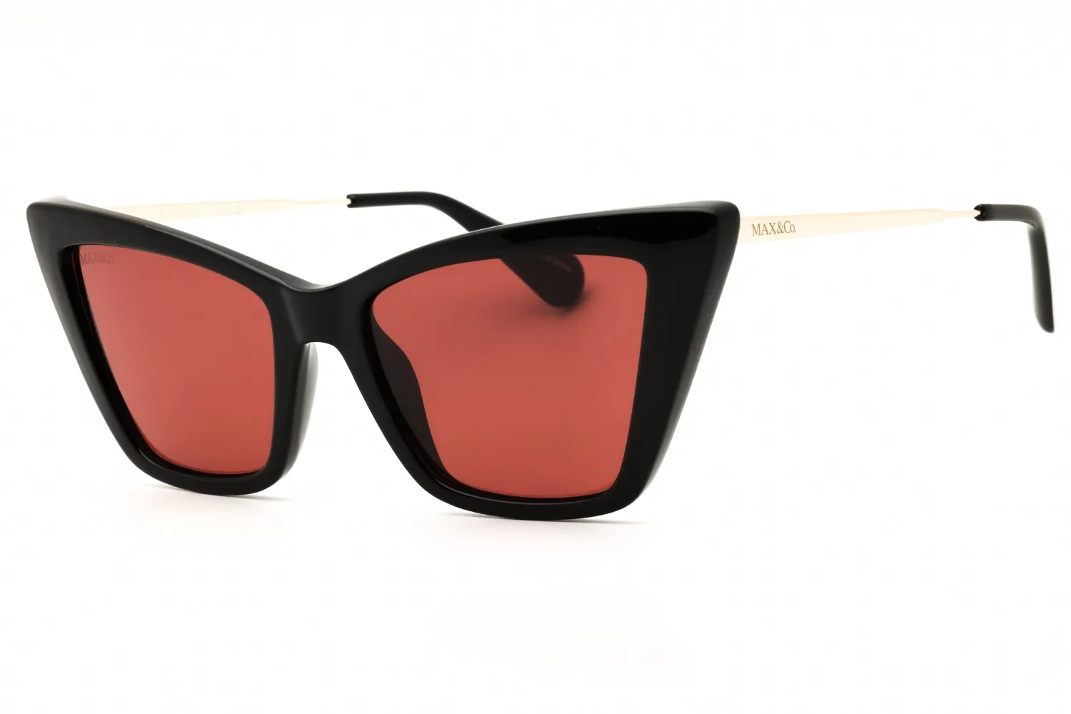 Max &amp; Co MO0057 01S Sunglasses Shiny Black 54mm Women