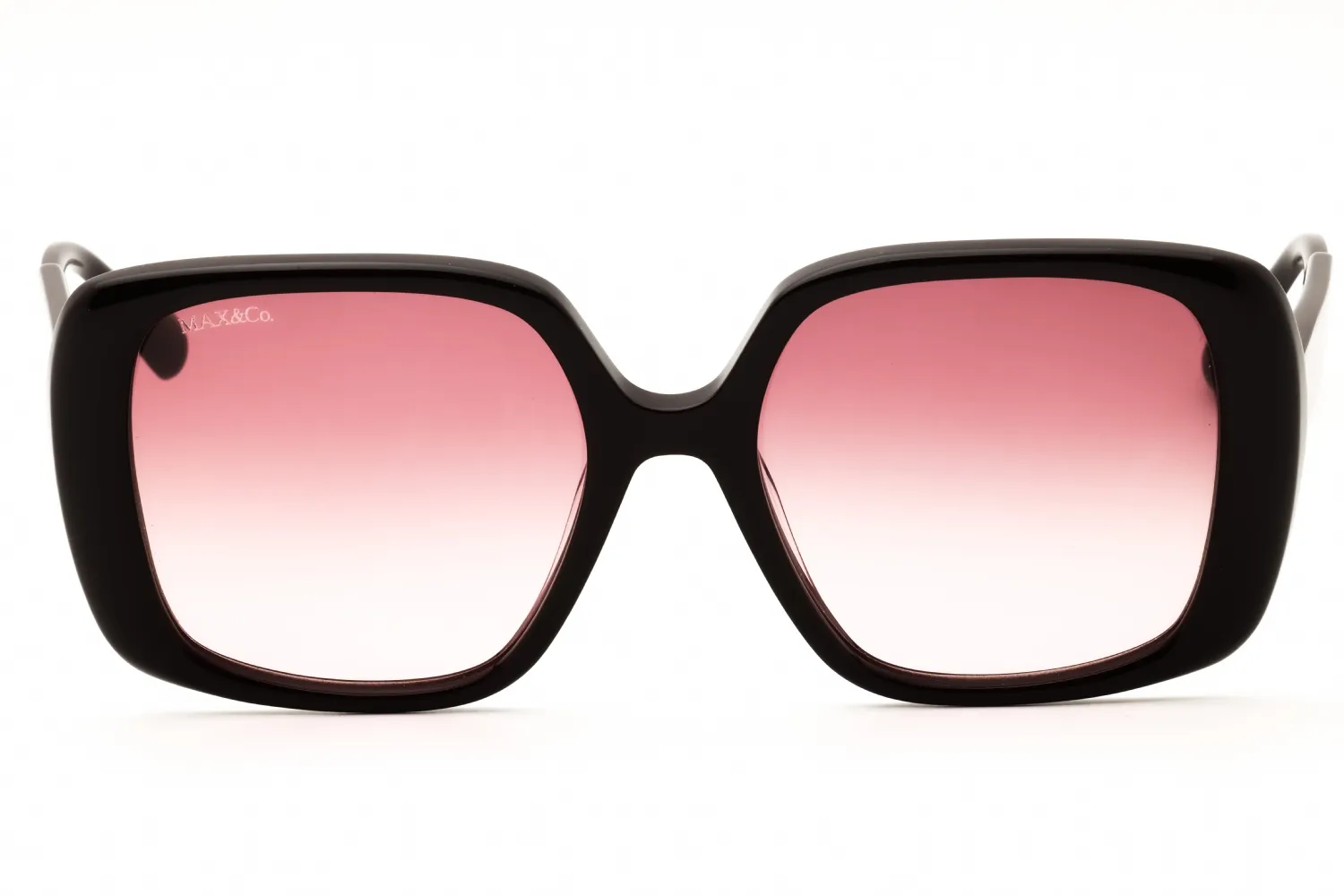 Max & Co MO0048 48F Sunglasses Shiny Dark Brown 56mm Women 2