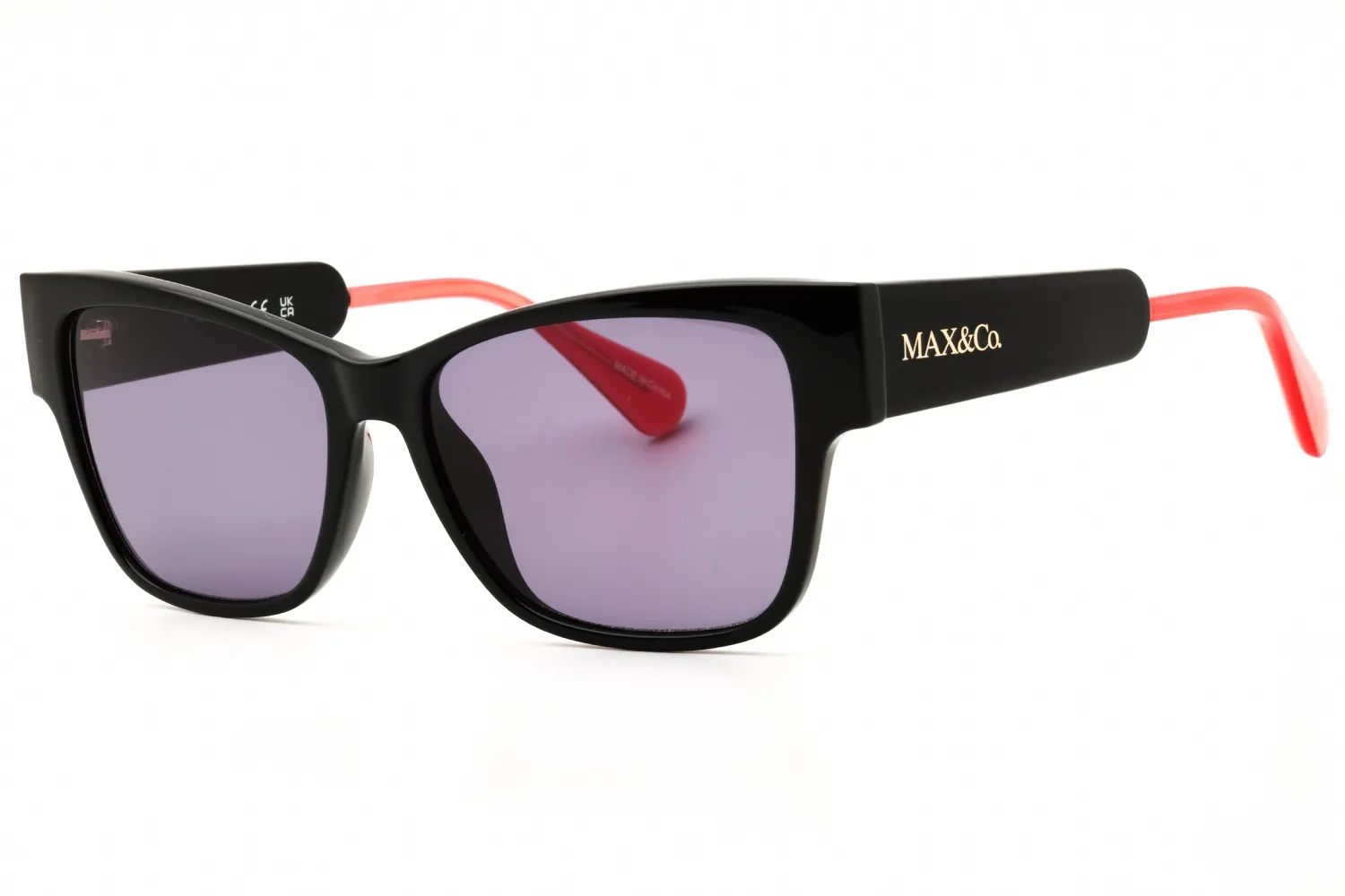 Max & Co MO0054 01A Sunglasses Shiny Black 55mm Women