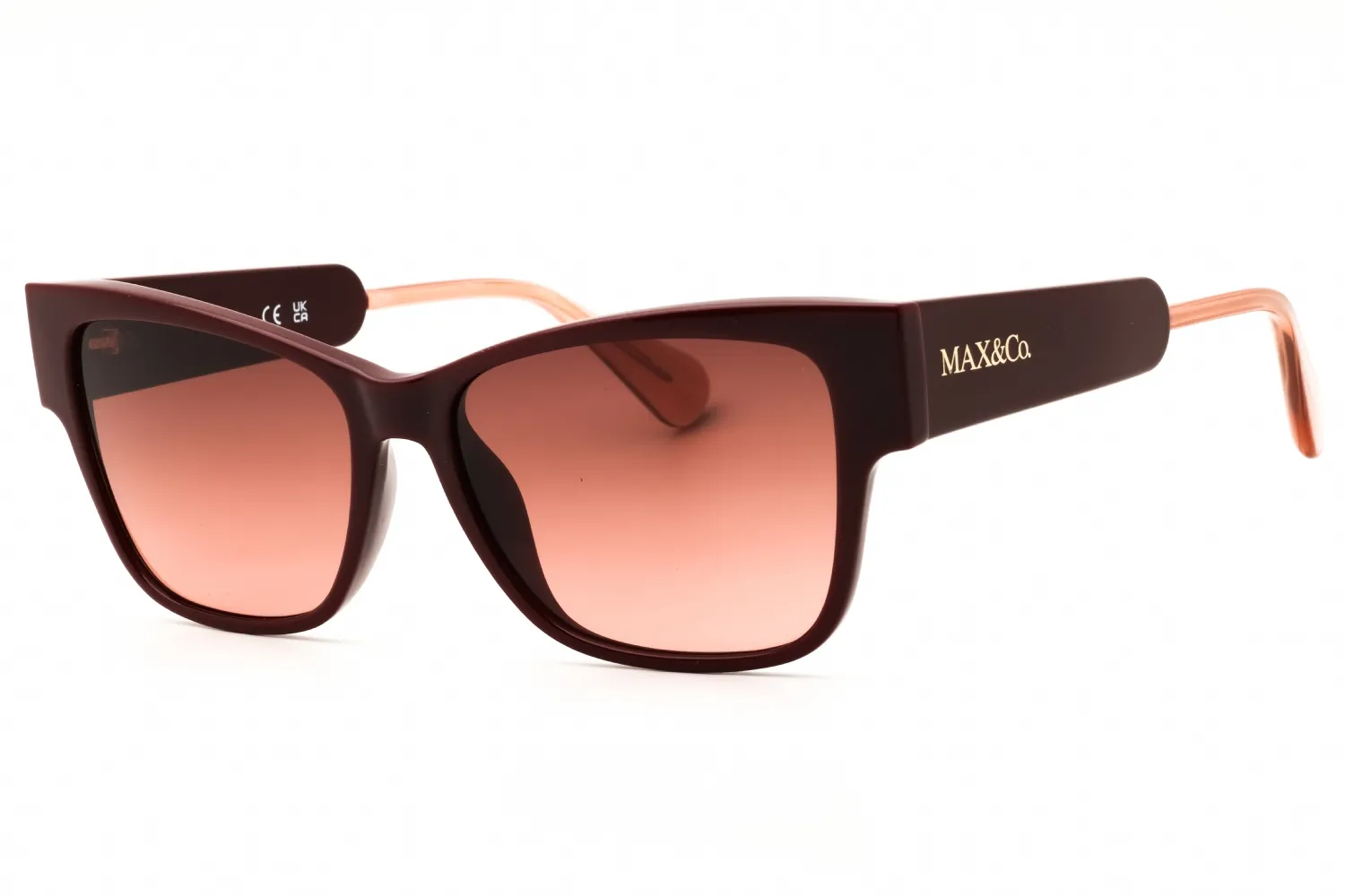 Max & Co MO0054 69F Sunglasses Shiny Bordeaux 55mm Women