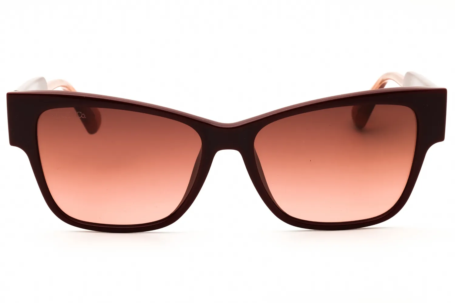 Max & Co MO0054 69F Sunglasses Shiny Bordeaux 55mm Women 2