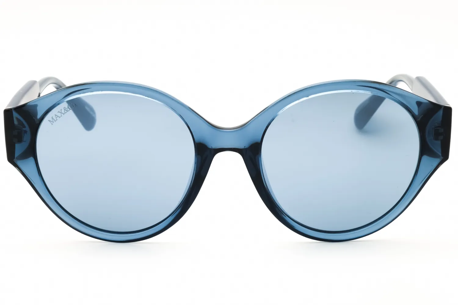 Max & Co MO0058 90X Sunglasses Shiny Blue 54mm Women 2