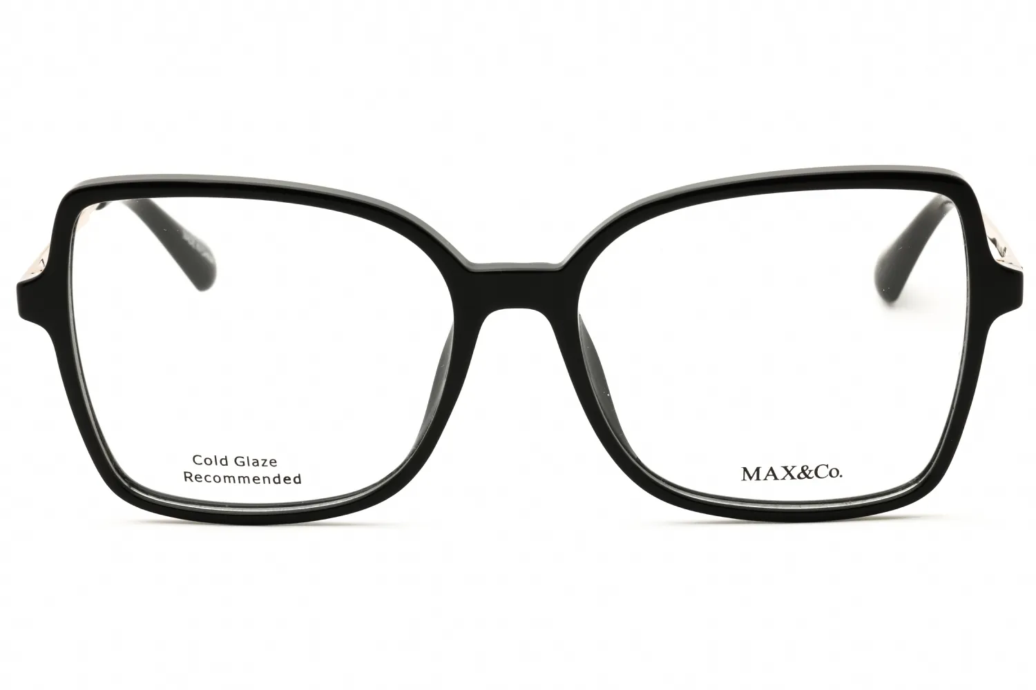 Max & Co MO5009 001 Eyeglasses Shiny Black 55mm Women 2