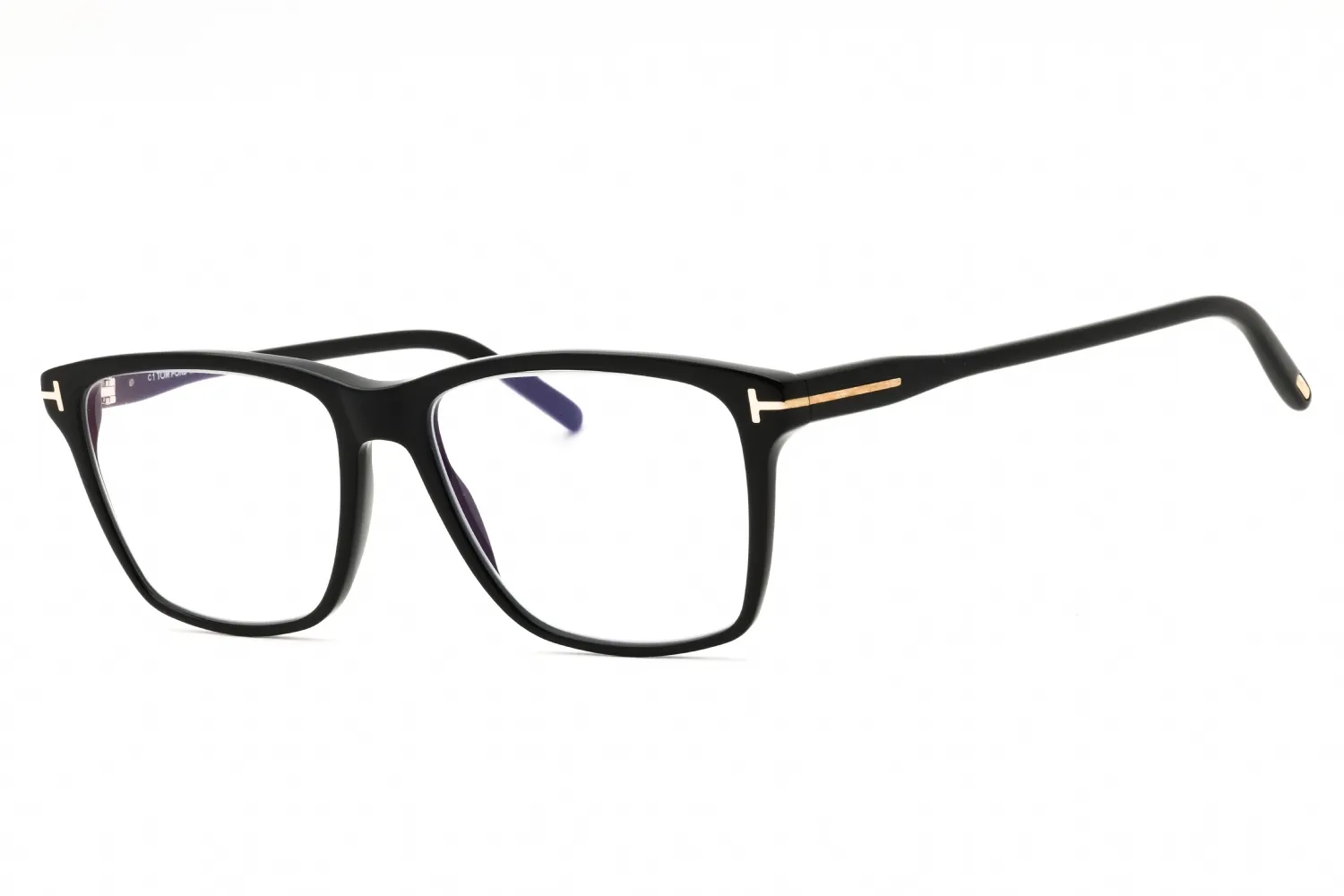 Tom Ford FT5817-B 001 Eyeglasses Shiny Black 54mm Men
