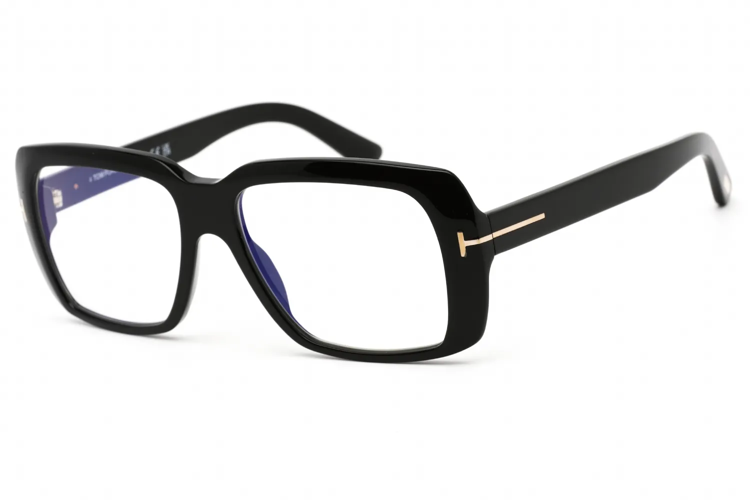 Tom Ford FT5822-B 001 Eyeglasses Shiny Black 54mm Men