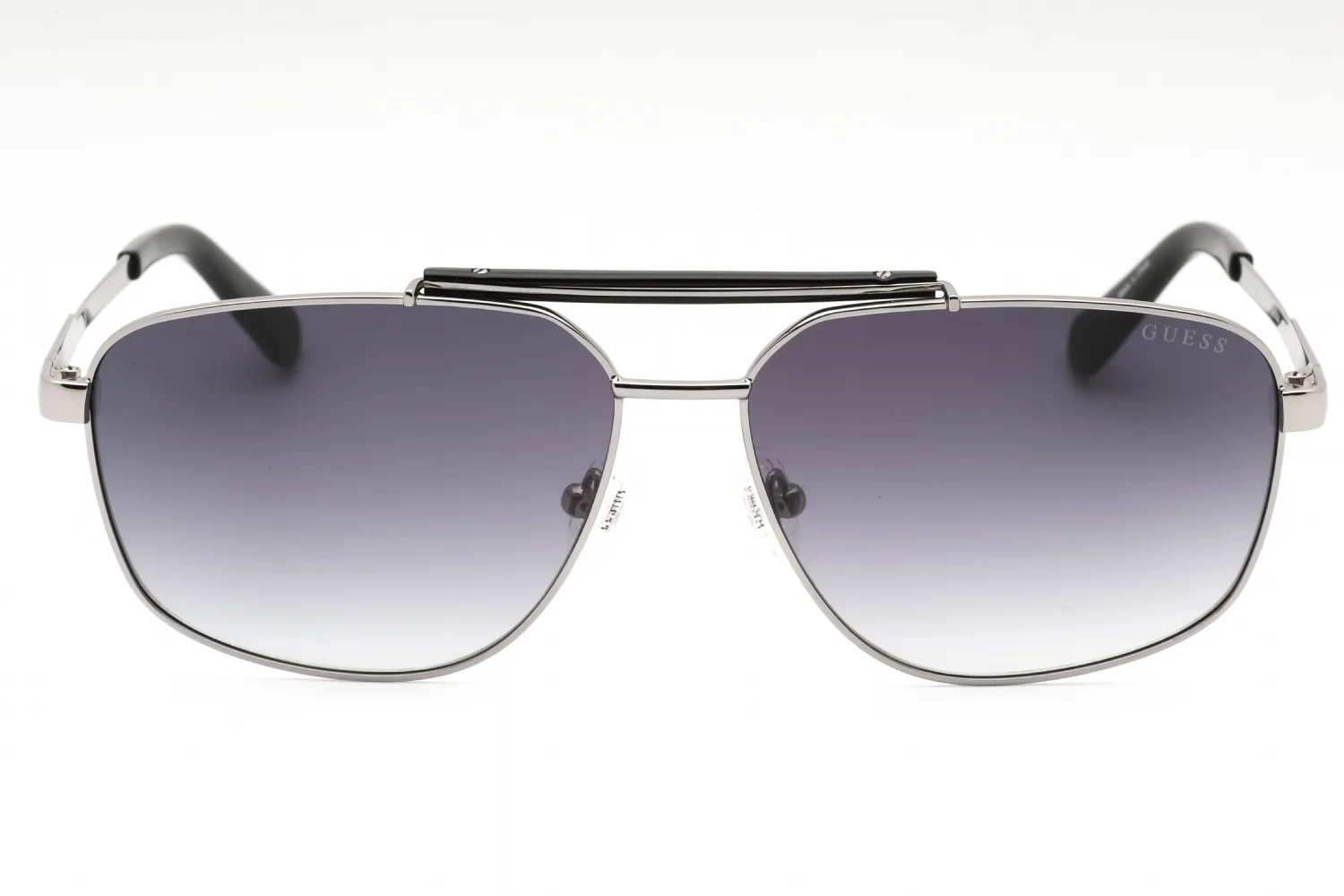Guess GU00054 06B Sunglasses Shiny Dark Nickeltin 61mm Men 2
