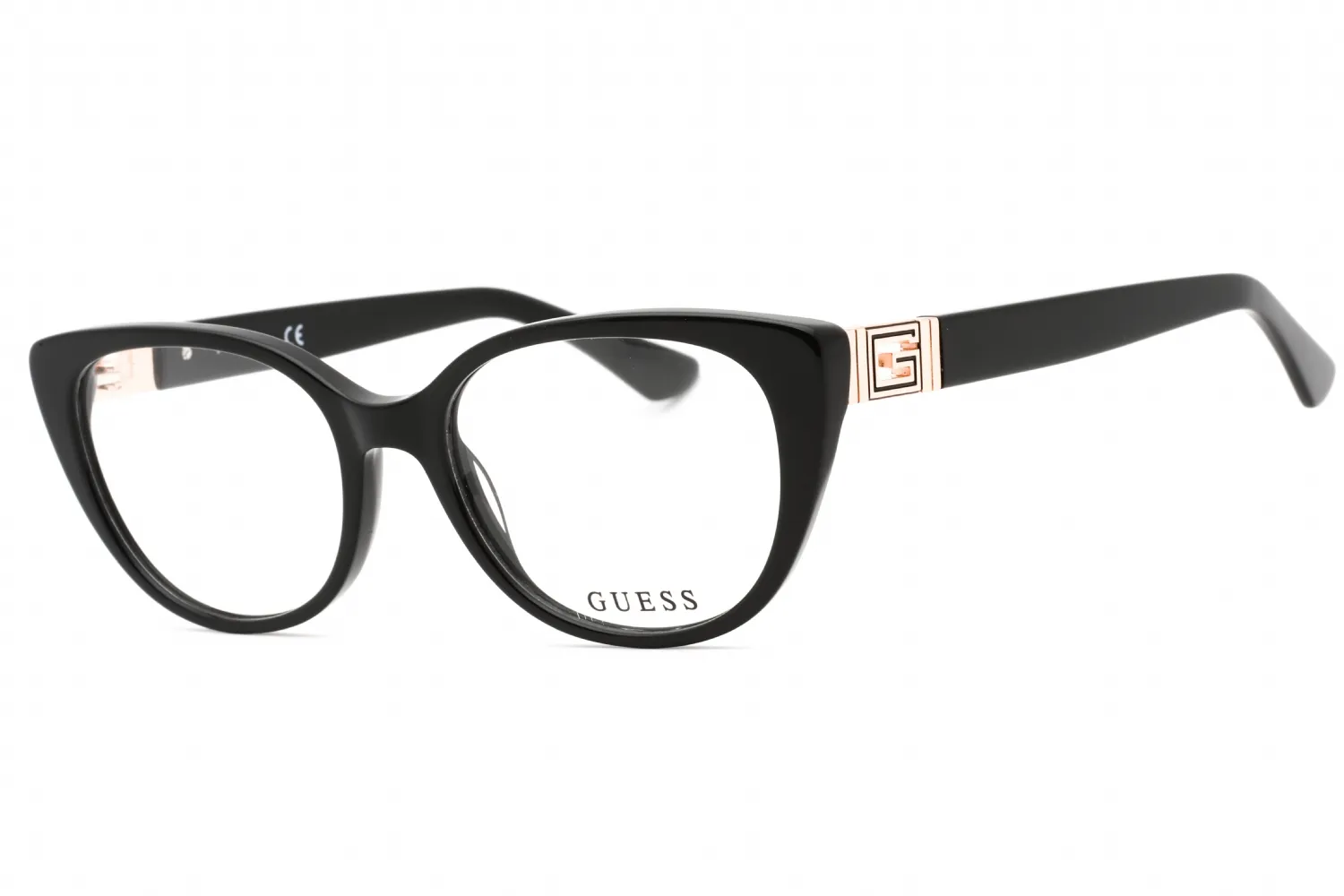 Guess GU2908 001 Eyeglasses Shiny Black 51mm Women