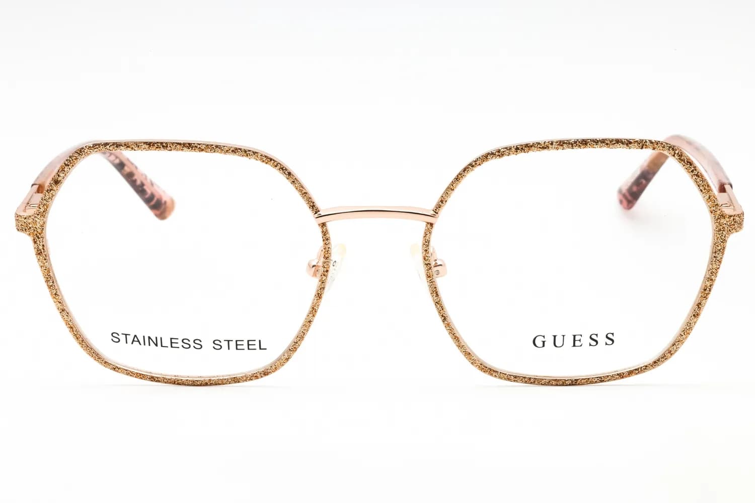 Guess GU2912 028 Eyeglasses Shiny Rose Gold 55mm Women 2