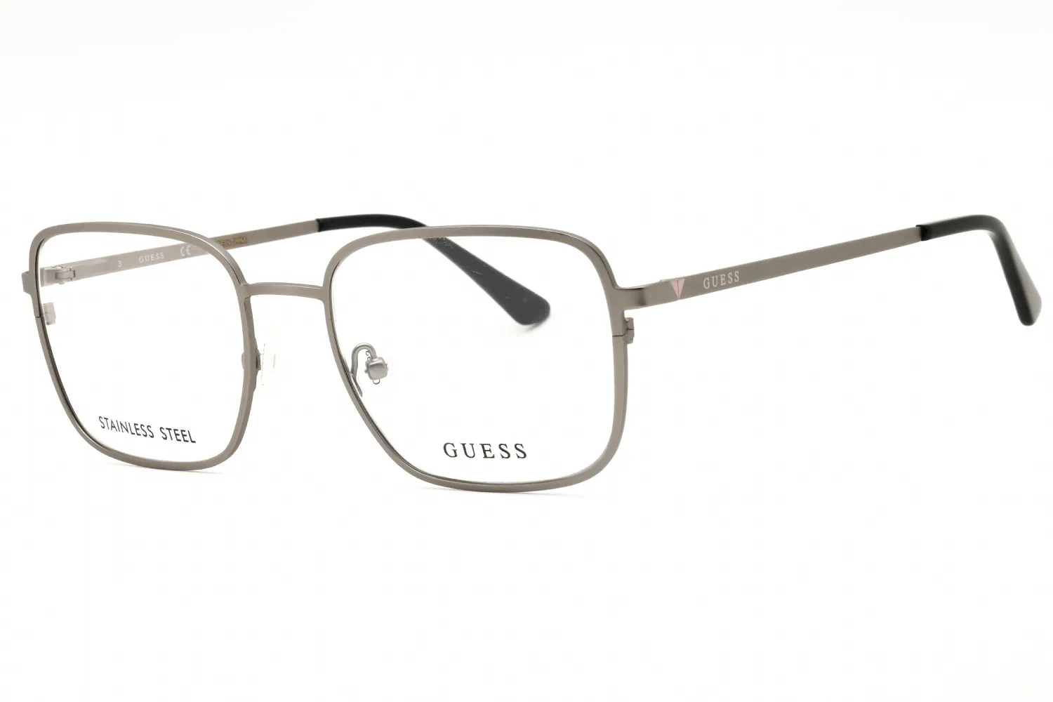 Guess GU50066 009 Eyeglasses Matte Gunmetal 54mm Men
