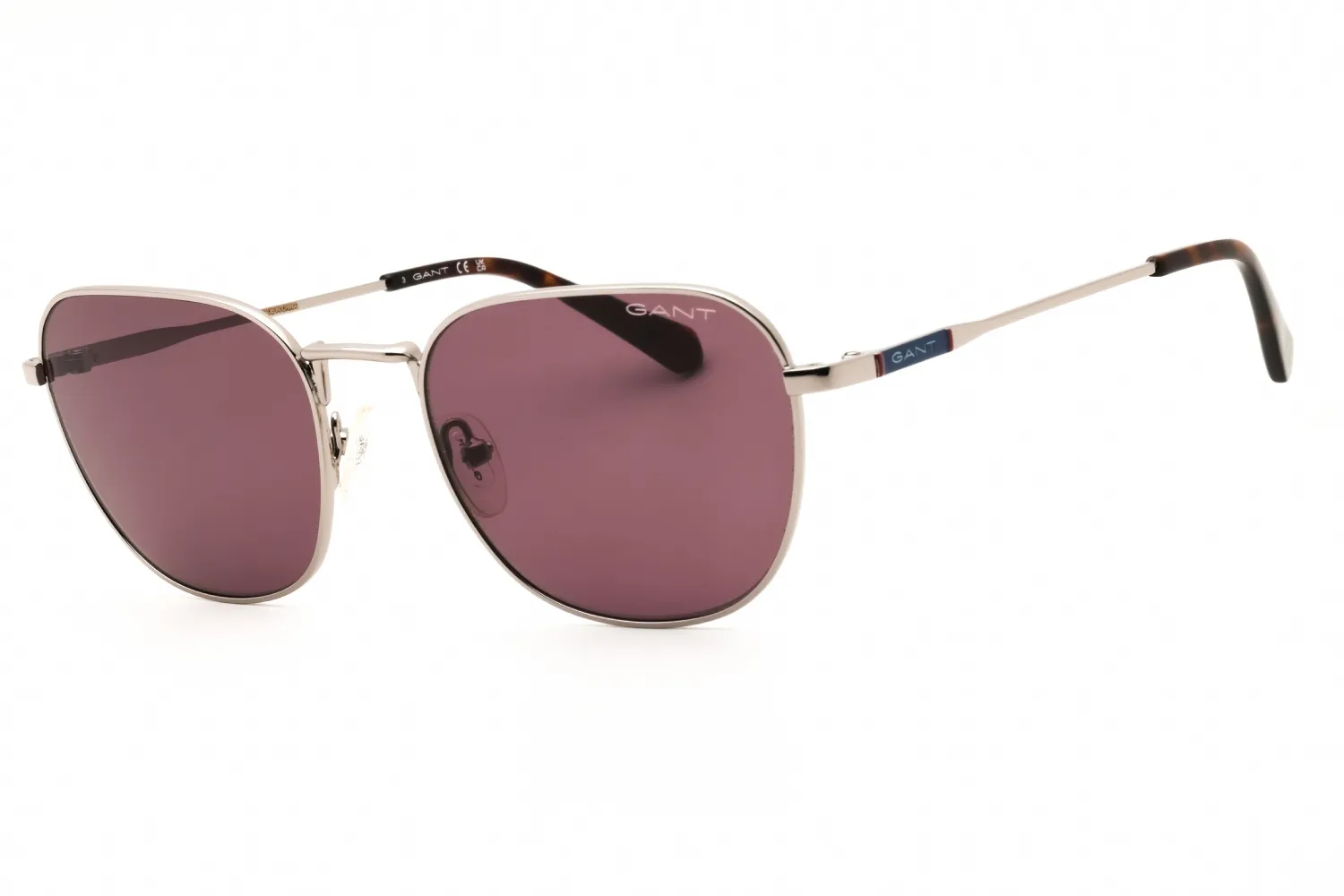Gant GA7216 08E Sunglasses Shiny Gunmetal 54mm Men