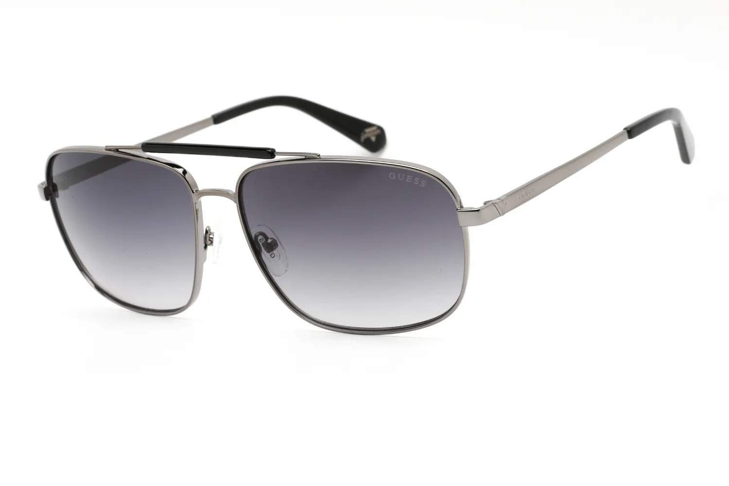 Guess GU5210 08B Sunglasses Shiny Gunmetal 62mm Unisex