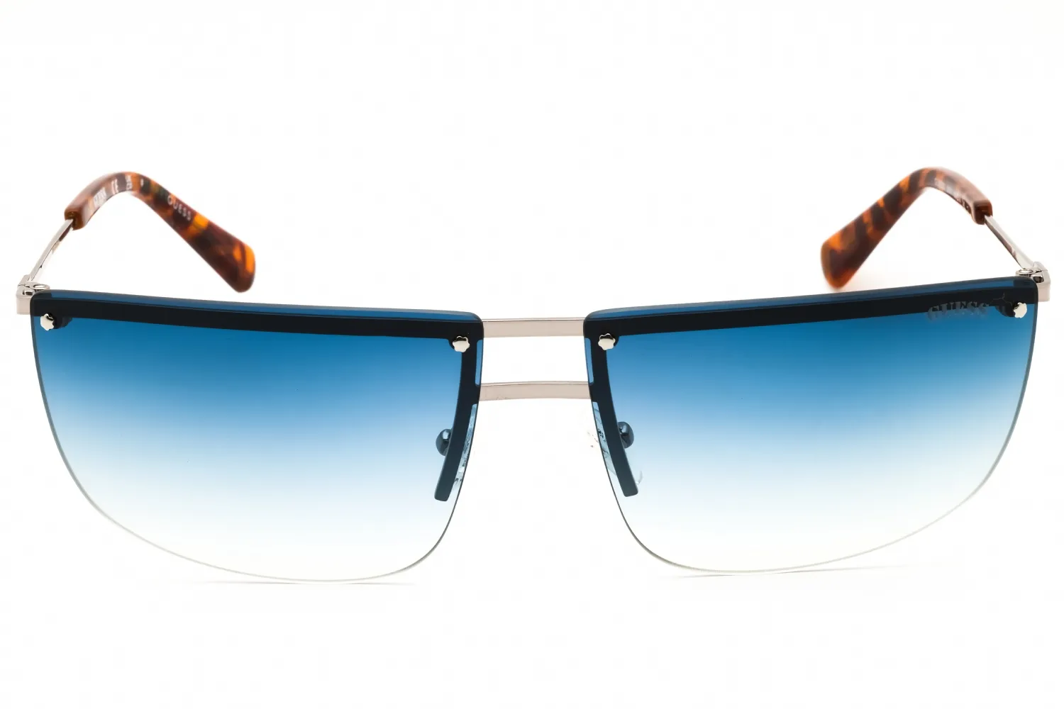 Guess GU8256 08W Sunglasses Shiny Gunmetal 66mm Men 2