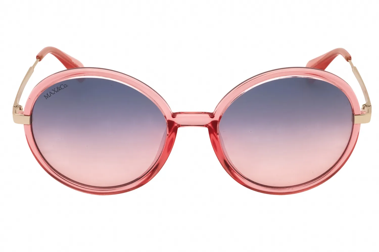 Max & Co MO0064 72B Sunglasses Shiny Pink 55mm Women 2