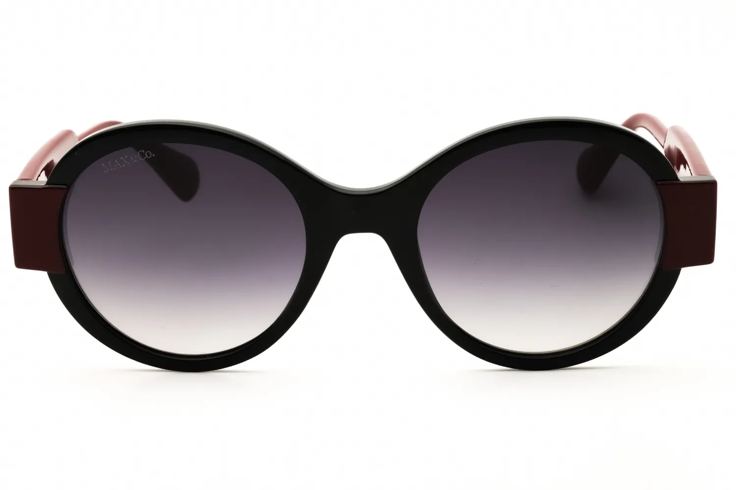 Max & Co MO0067 01A Sunglasses Shiny Black 50mm Women 2