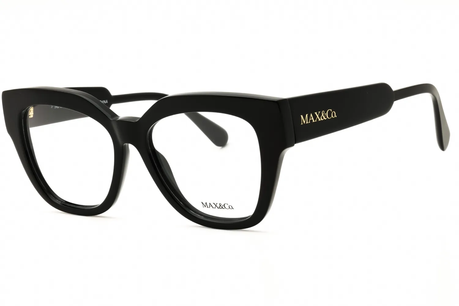 Max & Co MO5074 001 Eyeglasses Shiny Black 52mm Women
