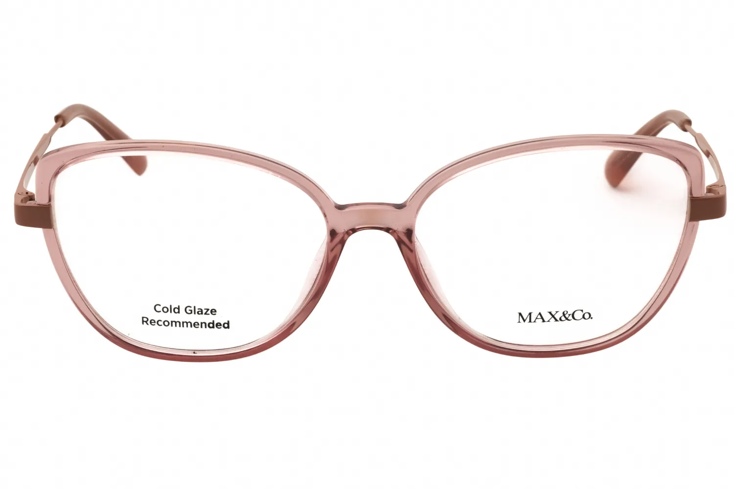 Max & Co MO5079 072 Eyeglasses Shiny Pink 53mm Women 2