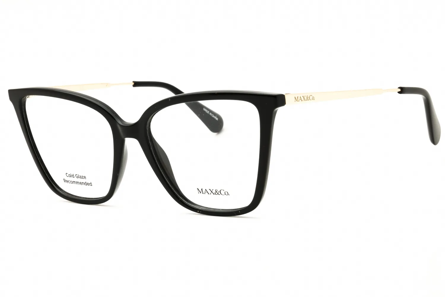 Max &amp; Co MO5081 001 Eyeglasses Shiny Black 53mm Women