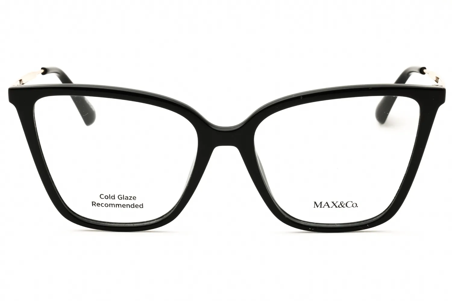 Max & Co MO5081 001 Eyeglasses Shiny Black 53mm Women 2