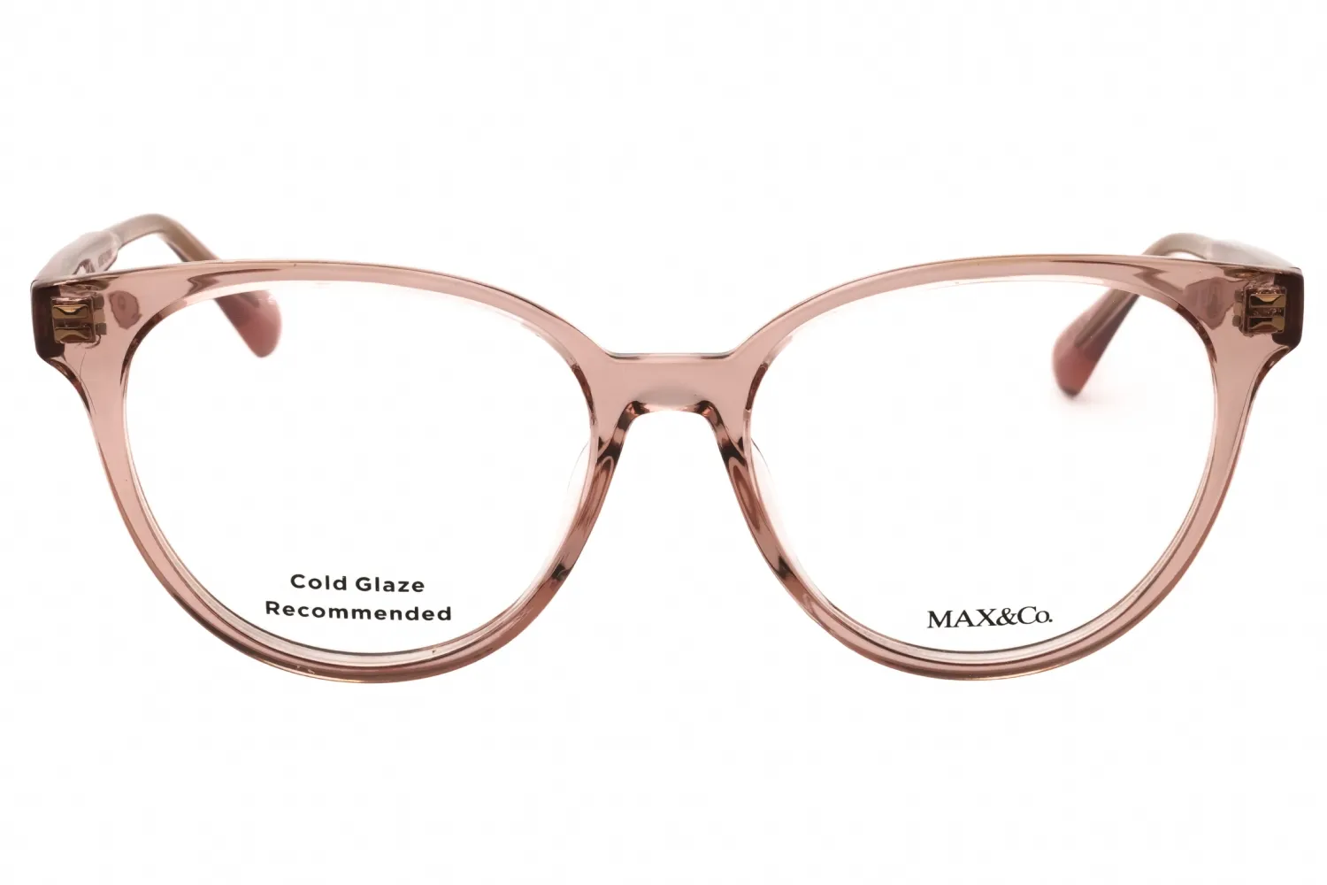 Max & Co MO5092 072 Eyeglasses Shiny Pink 52mm Women 2