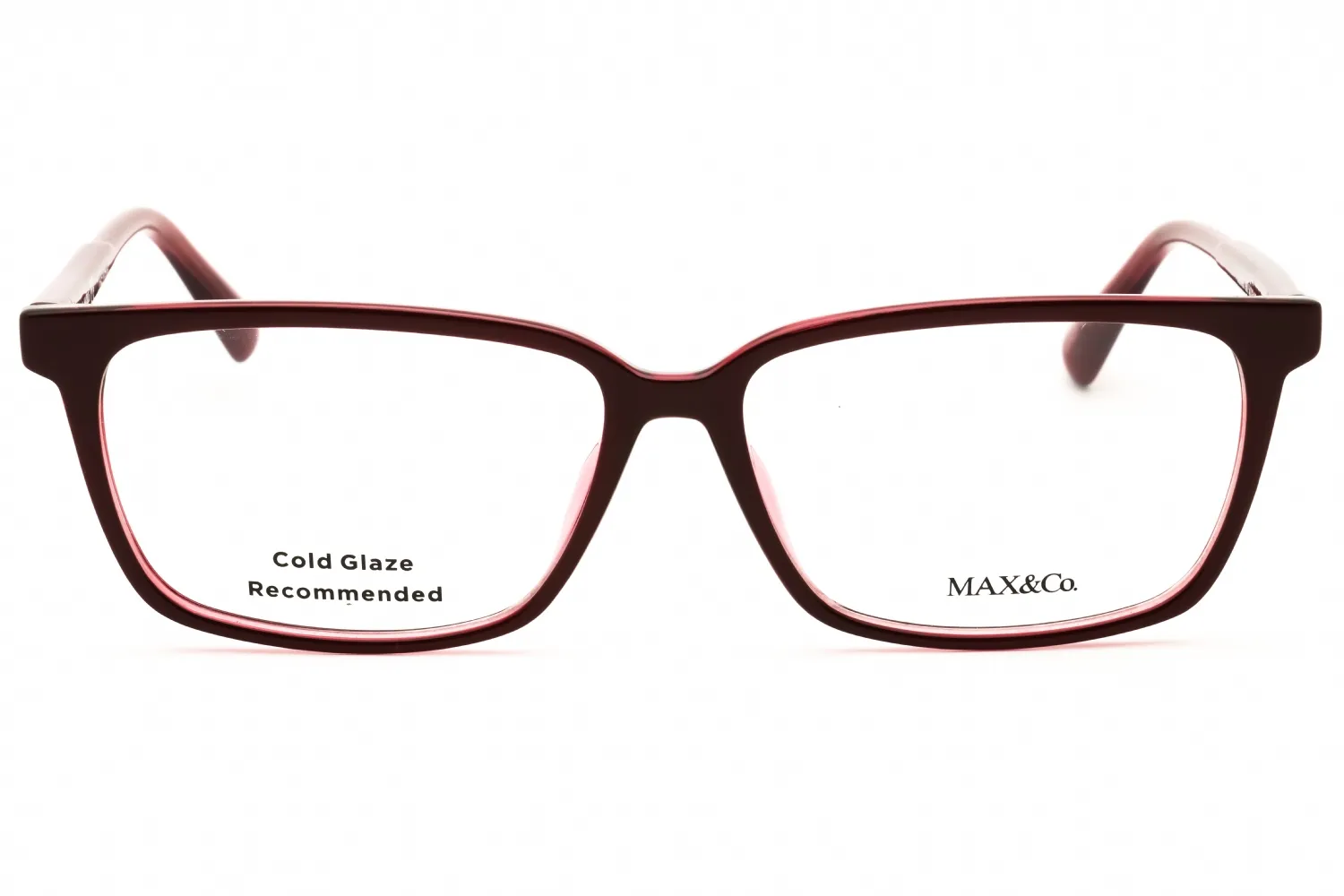 Max & Co MO5093 069 Eyeglasses Shiny Bordeaux 54mm Women 2