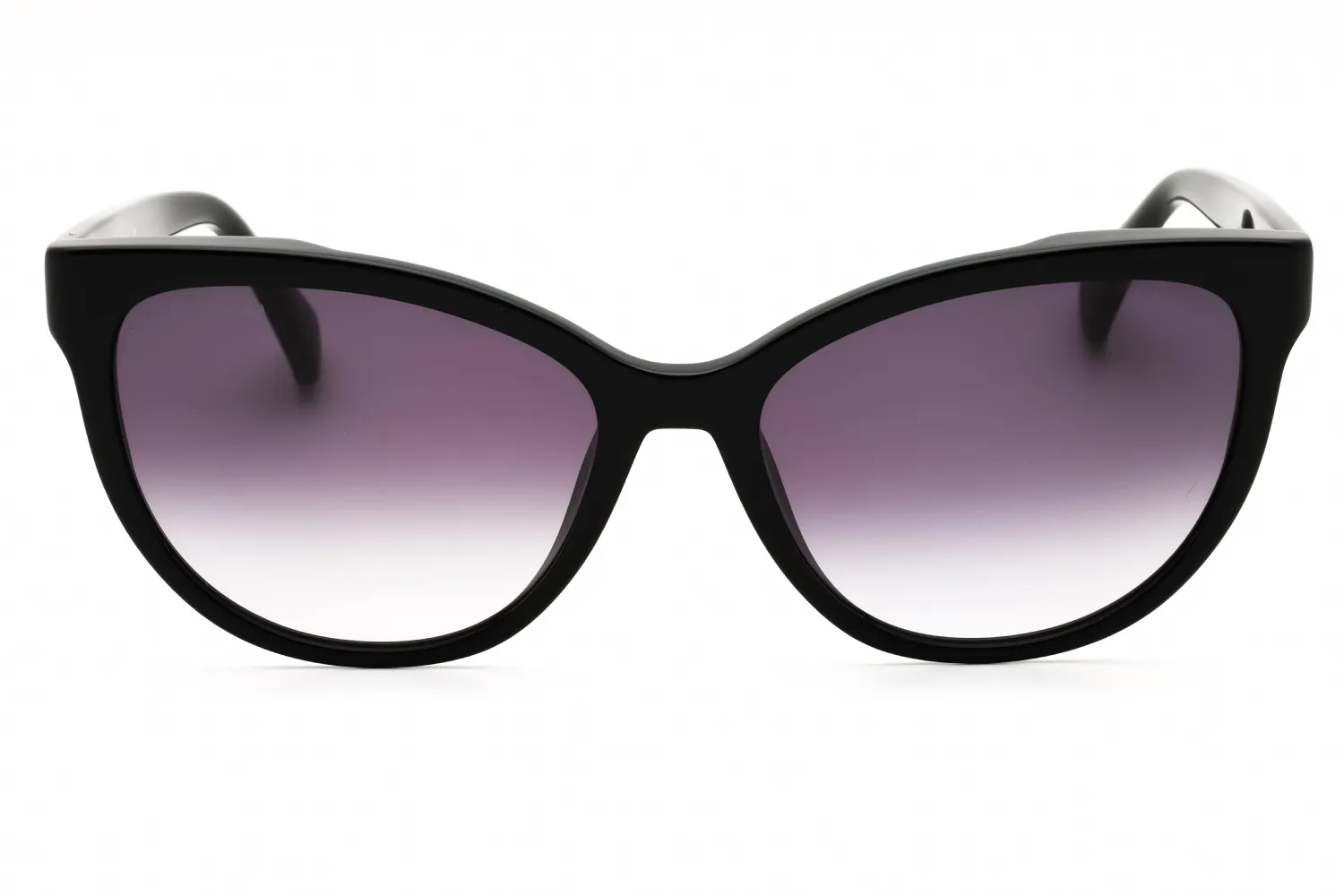 Max Mara MM0058 01B Sunglasses Shiny Black 57mm Women 2