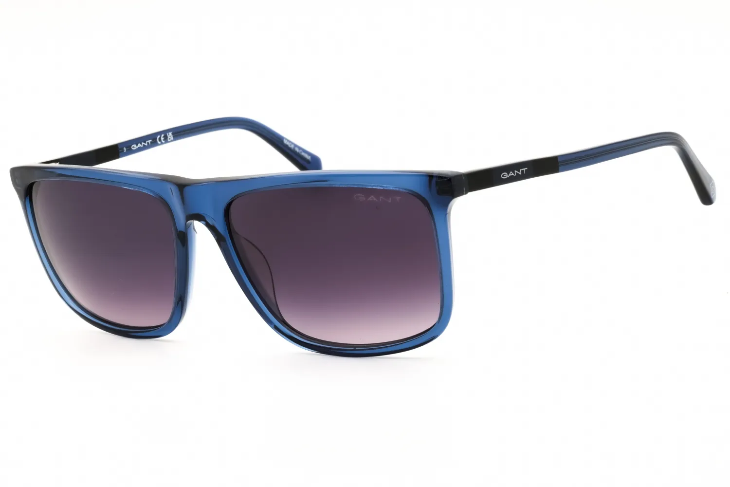 Gant GA7219 90B Sunglasses Shiny Blue 57mm Men