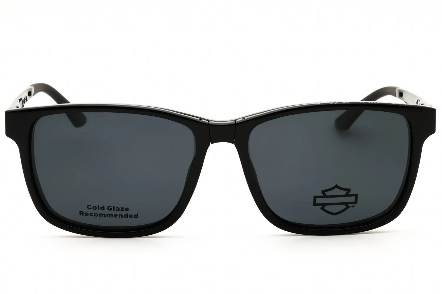 Harley Davidson HD0950 001 Eyeglasses Shiny Black 56mm Men 2