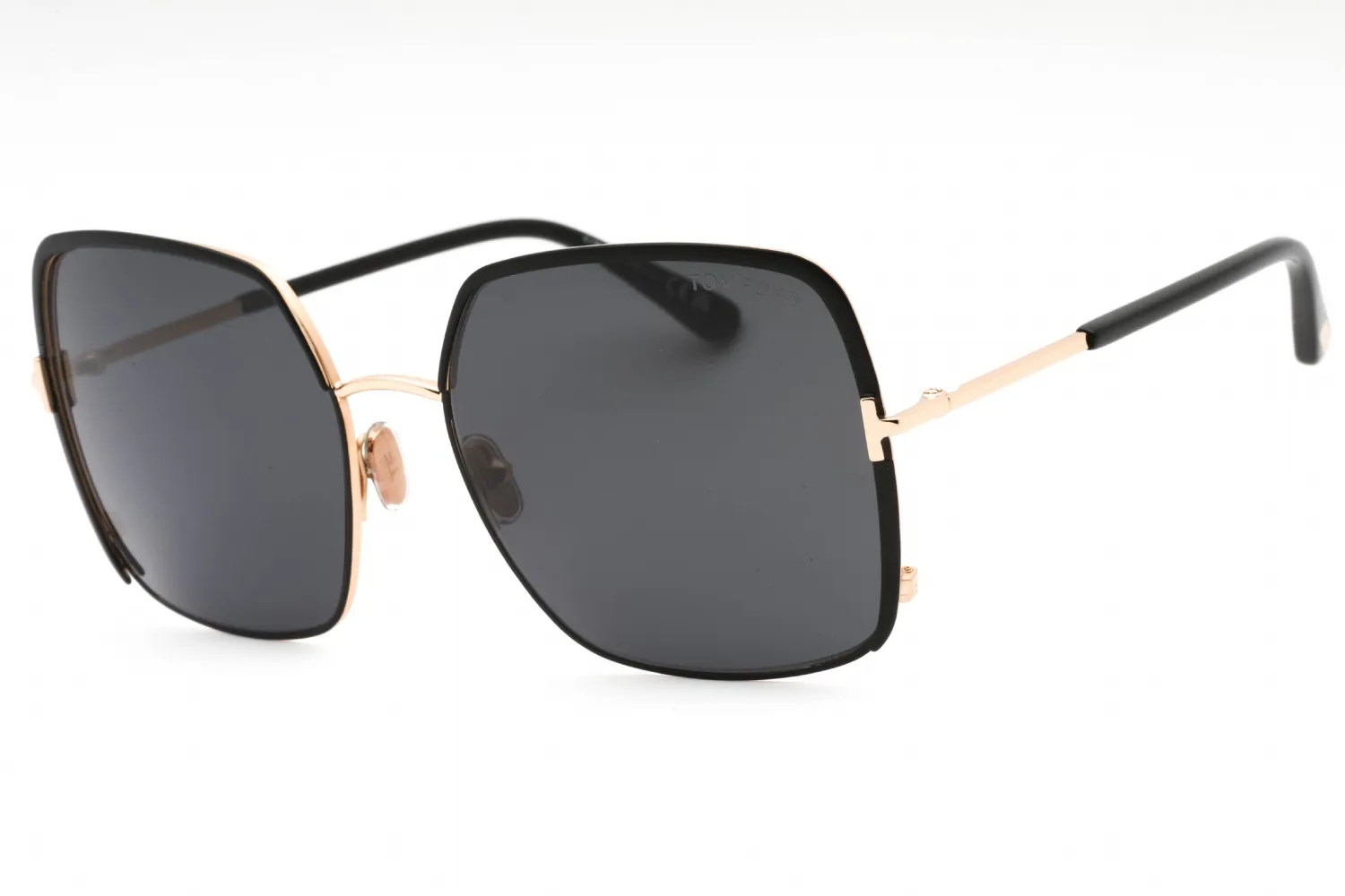Tom Ford FT1006 02A Sunglasses Matte Black 60mm Women