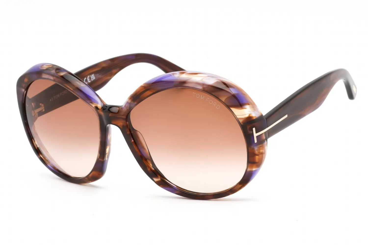Tom Ford FT1010 55Z Sunglasses Colored Havana 62mm Women