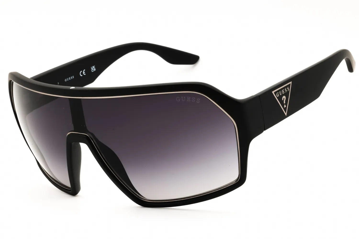 Guess Factory GF5101 02B Sunglasses Matte Black 14mm Men