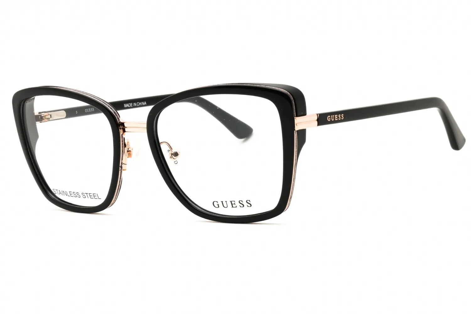 Guess GU2946 001 Eyeglasses Shiny Black 54mm Women