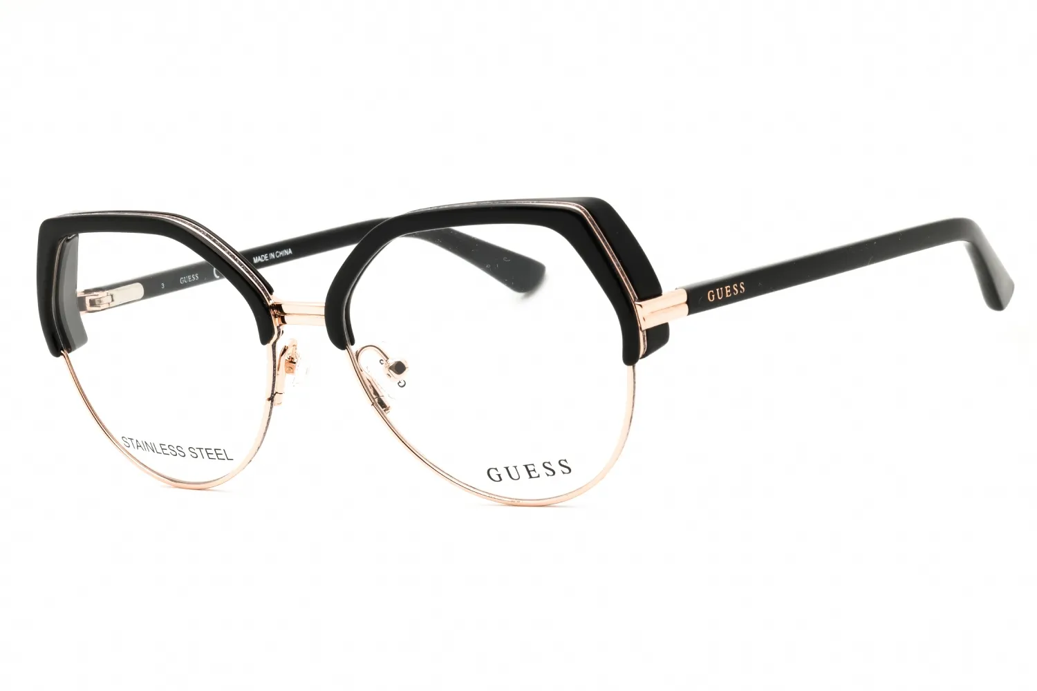 Guess GU2947 001 Eyeglasses Shiny Black 54mm Women