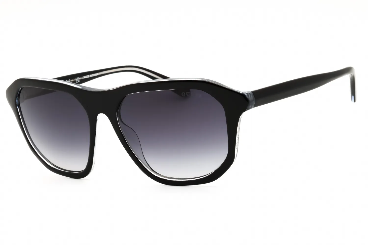 Guess GU00057 01B Sunglasses Shiny Black 60mm Men