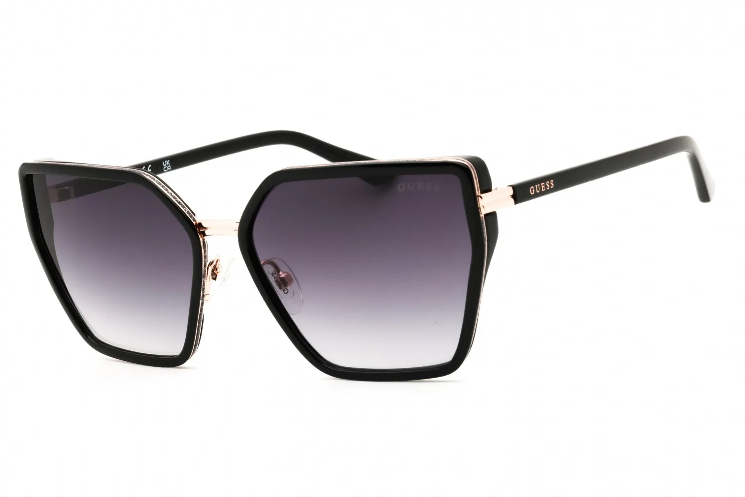 Guess GU7871 01B Sunglasses Shiny Black 59mm Women