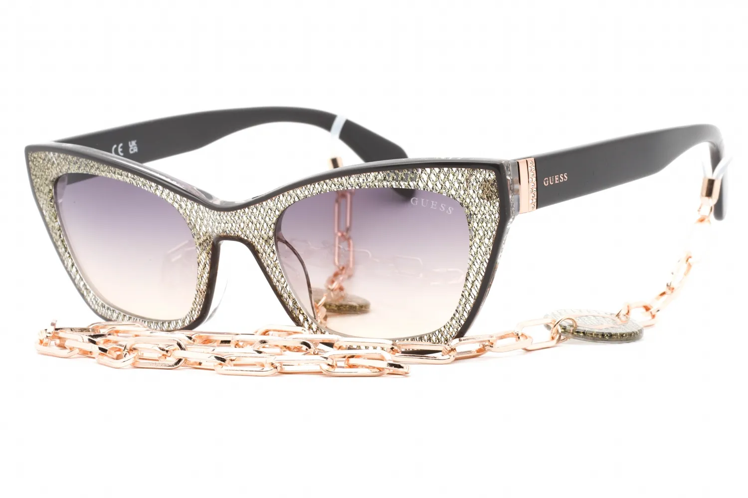 Guess GU7873 25B Sunglasses Pattern Ivory 53mm Women