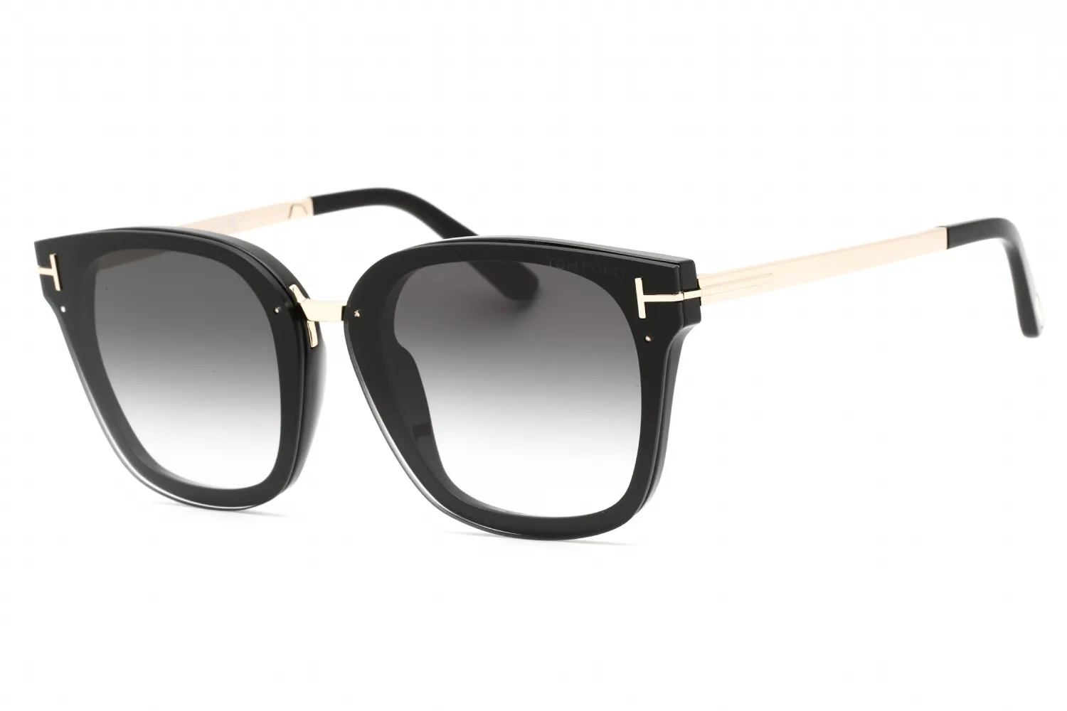 Tom Ford FT1014 01B Sunglasses Shiny Black 68mm Women