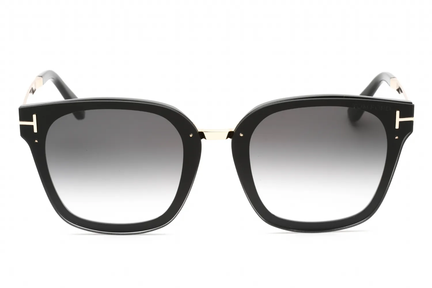 Tom Ford FT1014 01B Sunglasses Shiny Black 68mm Women 2