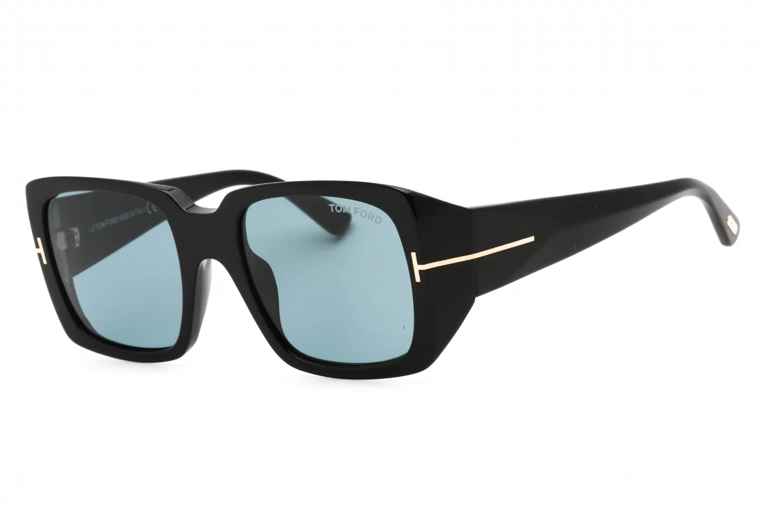 Tom Ford FT1035 01V Sunglasses Shiny Black 51mm Men