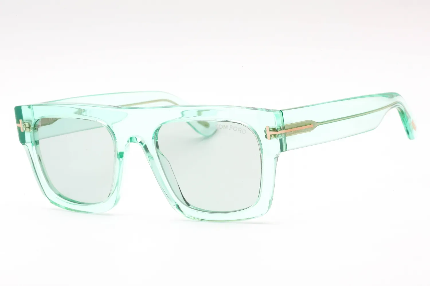 Tom Ford FT0711 84V Sunglasses Shiny Light Blue 53mm Men