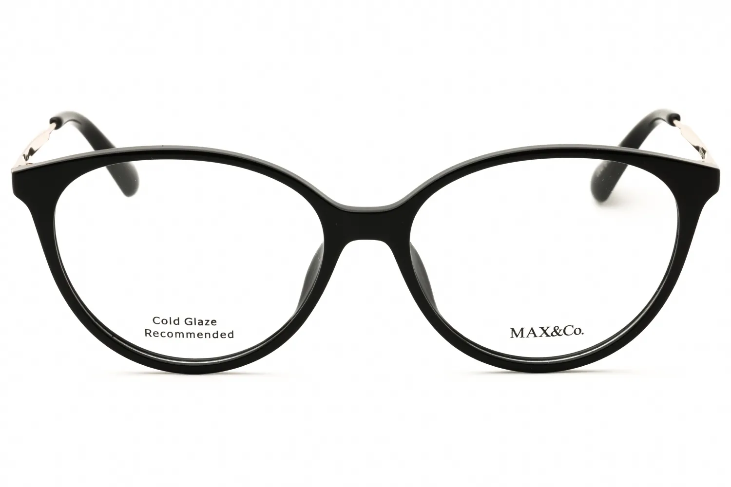 Max & Co MO5023 01A Eyeglasses Shiny Black 52mm Women 2