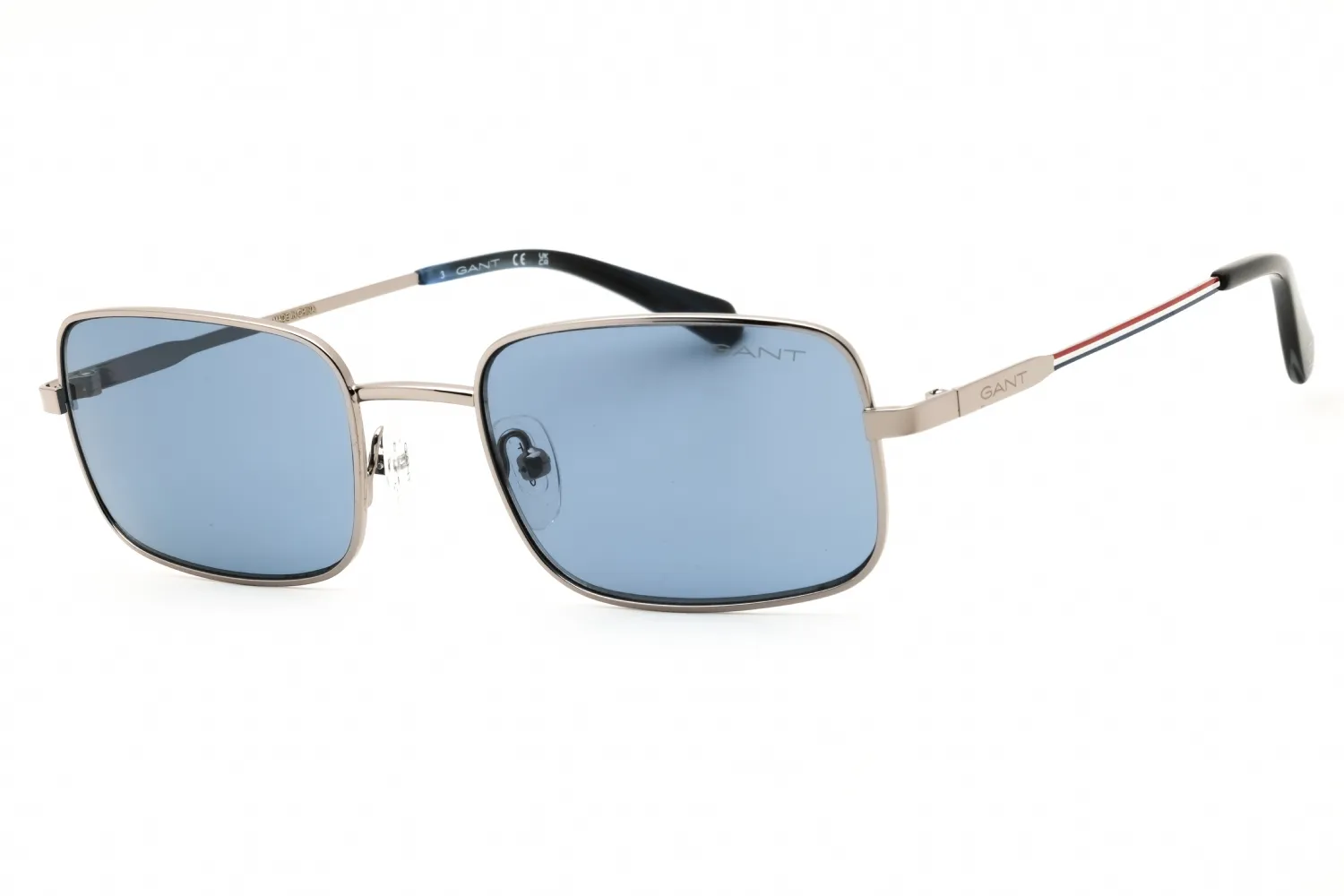 Gant GA7225 12V Sunglasses Shiny Dark Ruthenium 53mm Men