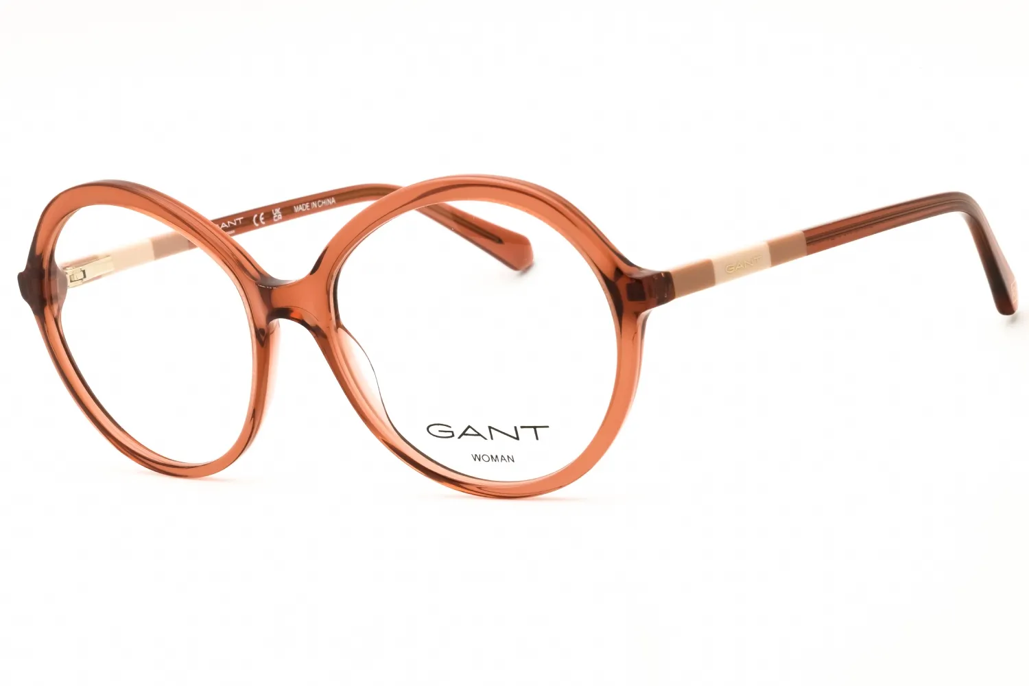 Gant GA4148 045 Eyeglasses Shiny Light Brown 54mm Women