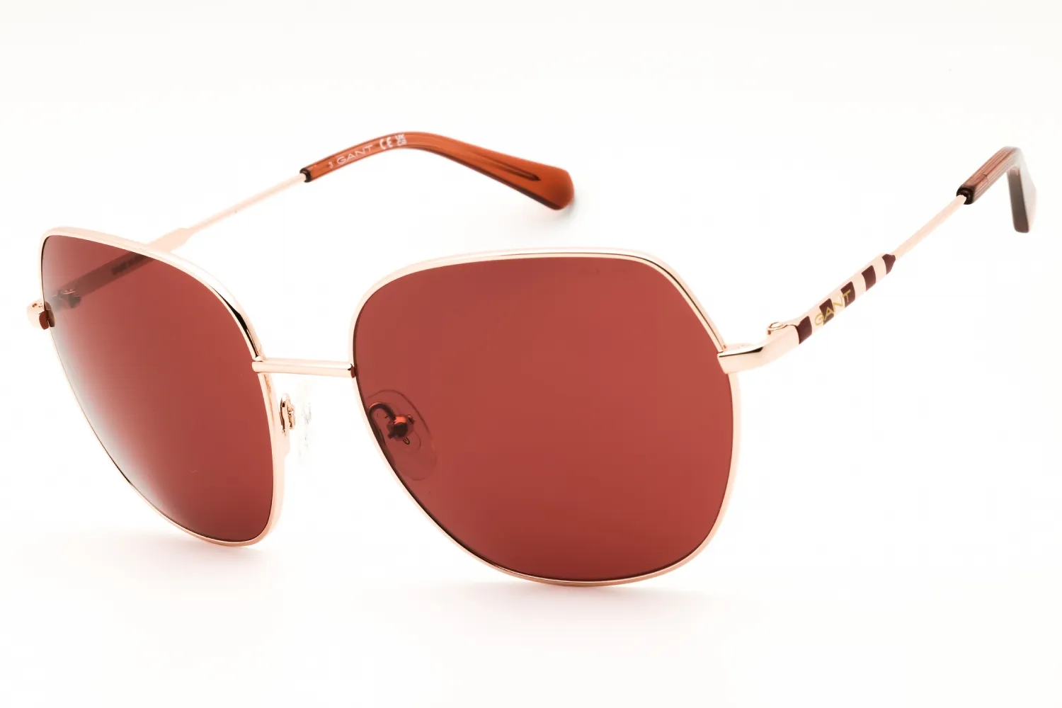Gant GA8100 28S Sunglasses Shiny Rose Gold 59mm Women