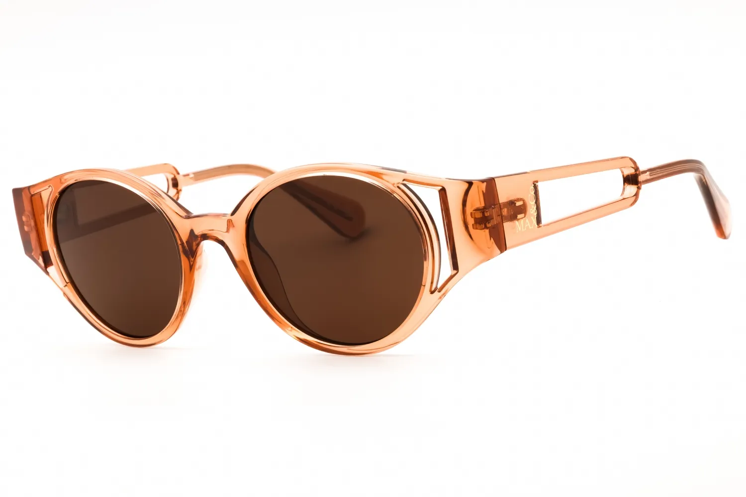 Max & Co MO0069 45E Sunglasses Shiny Light Brown 48mm Women