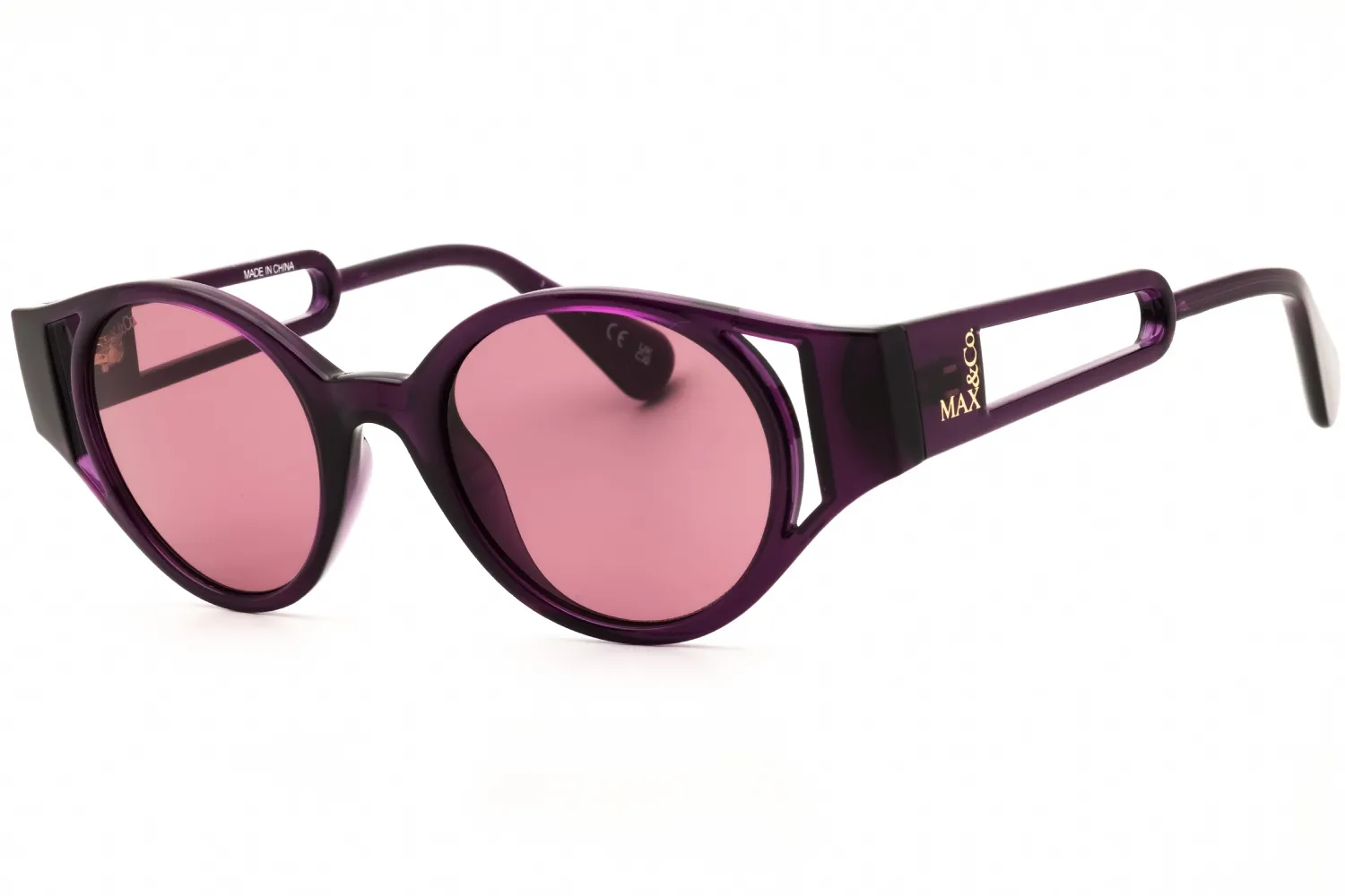 Max & Co MO0069 81Y Sunglasses Shiny Violet 48mm Women