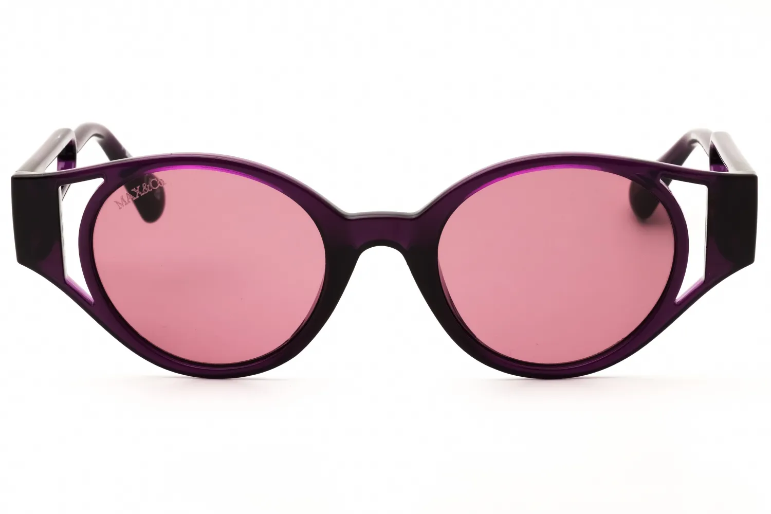 Max & Co MO0069 81Y Sunglasses Shiny Violet 48mm Women 2